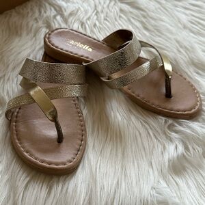 Mariella Metallic Gold Sandal